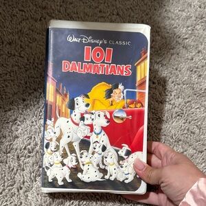101 Dalmatians VHS Tape black diamond